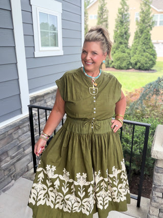 Ivy Jane | Olive Oasis Maxi Dress