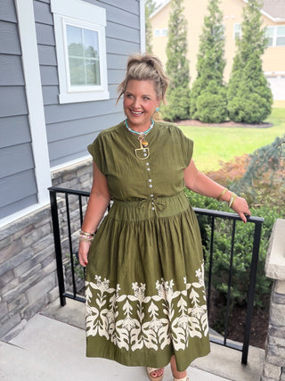 Ivy Jane | Olive Oasis Maxi Dress