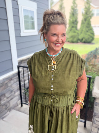 Ivy Jane | Olive Oasis Maxi Dress