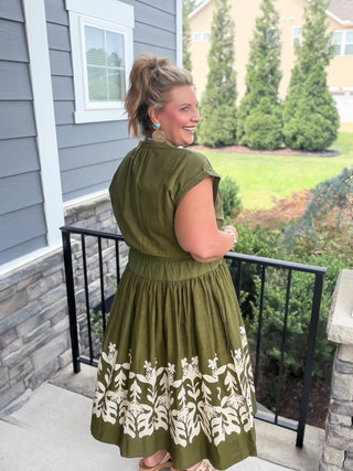 Ivy Jane | Olive Oasis Maxi Dress