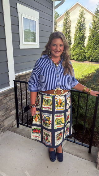 Ivy Jane | Seed Packet Garden Skirt