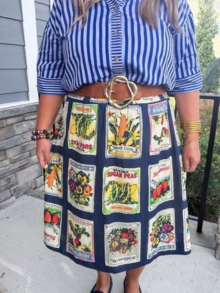ivy jane seed packet skirt