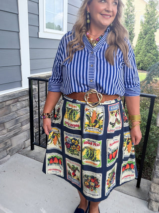 Ivy Jane | Seed Packet Garden Skirt