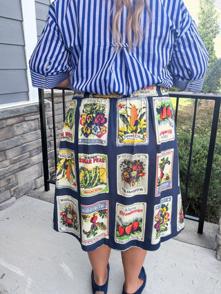 Ivy Jane | Seed Packet Garden Skirt