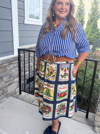 Ivy Jane | Seed Packet Garden Skirt