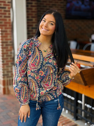Ivy Jane | Timeless Paisley Blouse