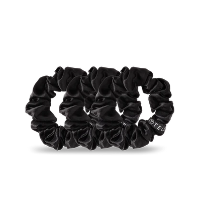 Jet Black Large Scrunchie