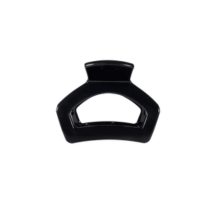 Jet Black Open Claw Hair Clip