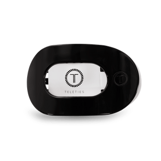 Jet Black Small Flat Round Clip