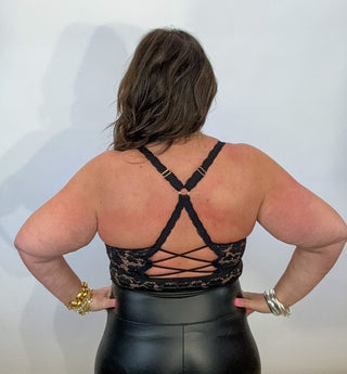 Juliette Lace Bralette | Black