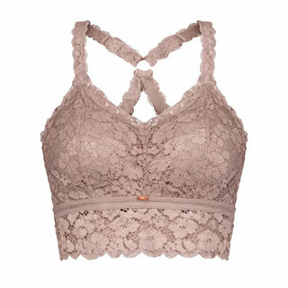 Juliette Lace Bralette | Taupe
