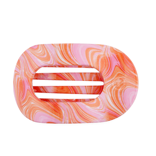Just Keep Swimming Flat Round Hair Clips
