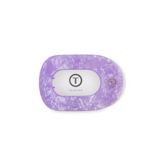 Lavender Mist Flat Round Hair Clips