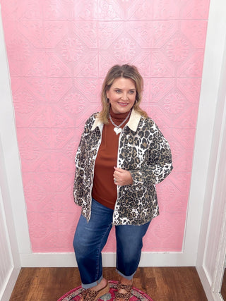 Layer Me Later Sweater Top - Rust