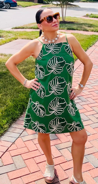 Leaf It to Me Mini Dress