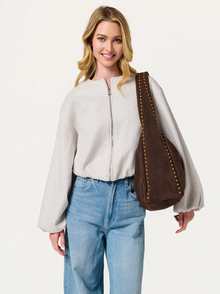 Lennon Hobo Bag | Chocolate