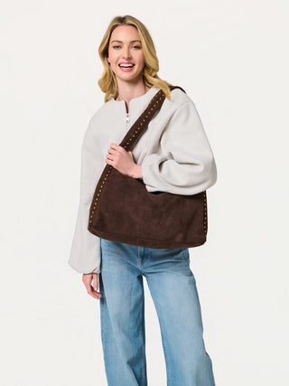 Lennon Hobo Bag | Chocolate
