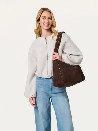 Lennon Hobo Bag | Chocolate