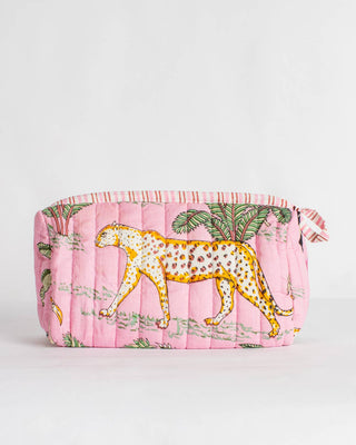 Liana Tropical Quilted Cosmetic Bag