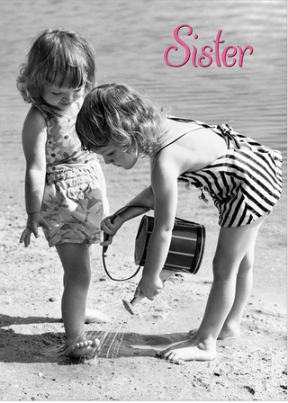 Sister birthday card.