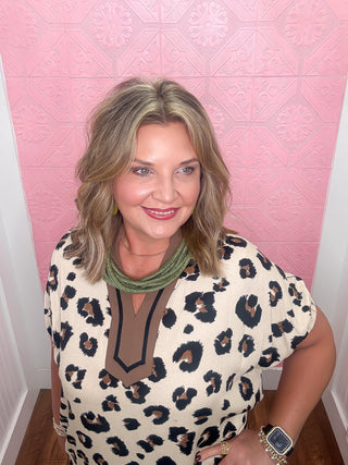 Lowcountry Leopard Mini Dress