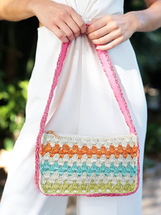 Luna Crochet Shoulder Bag