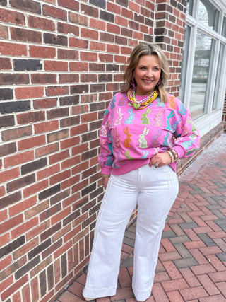 hidden white jeans with pintuck detail