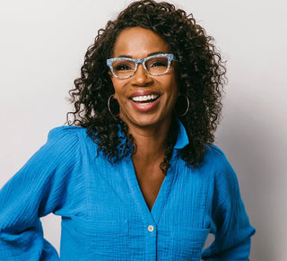 Lynx Reading Glasses Blue Safari