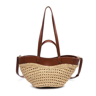Magnolia Handwoven Vegan Leather Tote Bag