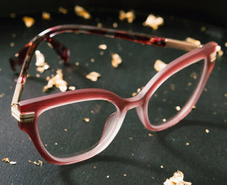 Marquee Reading Glasses Red/Spice Quartz
