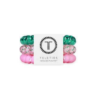 Teleties Merry Pinkmas large hair ties