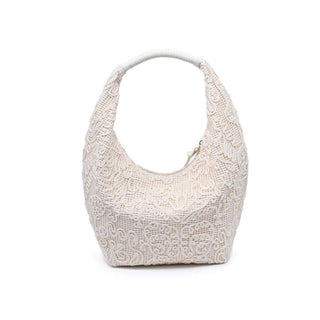 Micah Lace-Textured Slouchy Hobo Bag