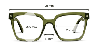 Montage Reading Glasses - Green