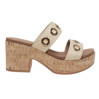 Mood Cork Platform Slide Sandals
