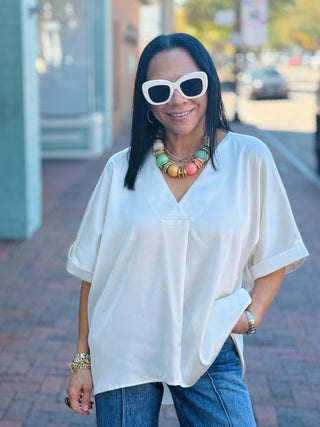 Moonlit Pearl Blouse