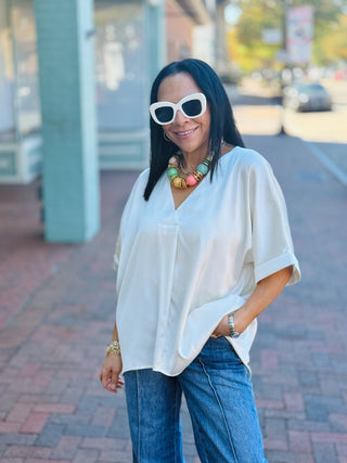 Moonlit Pearl Blouse