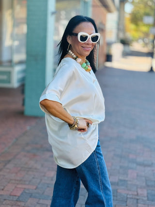 Moonlit Pearl Blouse