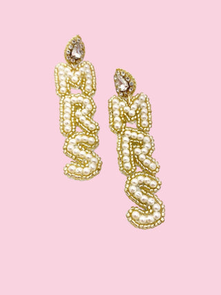 MRS Beaded Earrings