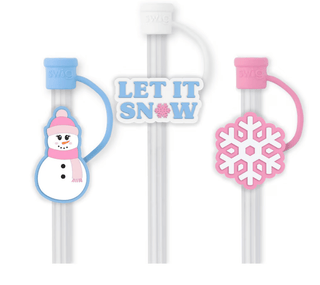 Ms Frost straw topper set by swig