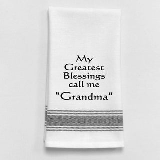 My Greatest Blessings Call Me Grandma... Towel