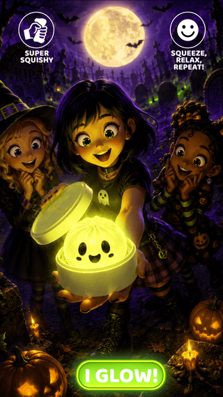 Dumpling Squishy Toy  | Spooky