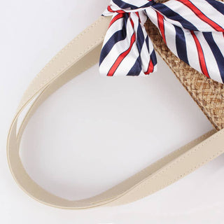 Nantucket Summer Straw Tote Bag