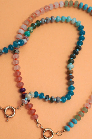 Natural Stone Beaded Necklace