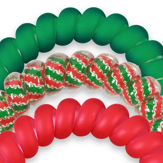 Naughty Or Nice Large Hair Ties