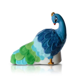 Nora Fleming Fancy Feathers peacock mini.