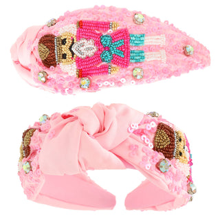 Nutcracker Jeweled Top Knotted Headband