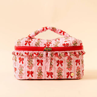 Oh So Merry Glam & Go Quilted Cosmetic Bag