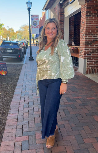 Olive Whimsy Blouse