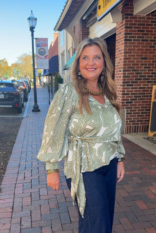 Olive Whimsy Blouse