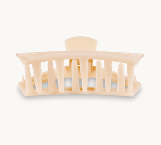 Open Almond Beige Large Hair Clip